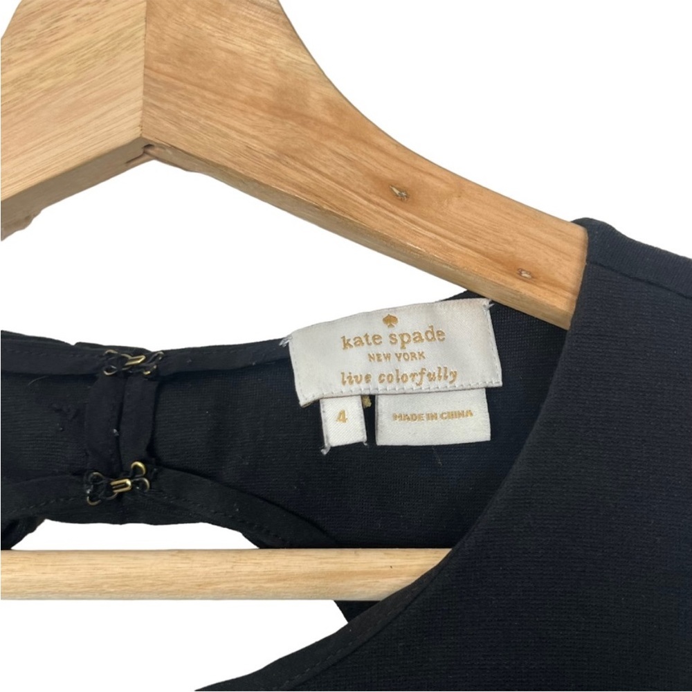 Kate Spade Open Back Bow Peplum Top - Picture 9 of 10